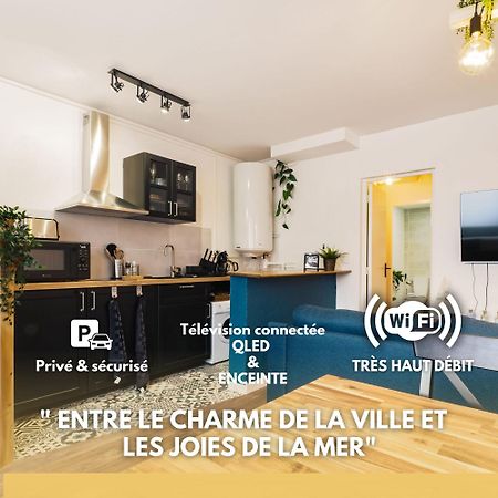 La Deferlante - Hyper Centre - Parking Prive - 300 M Plage 圣纳泽尔 外观 照片