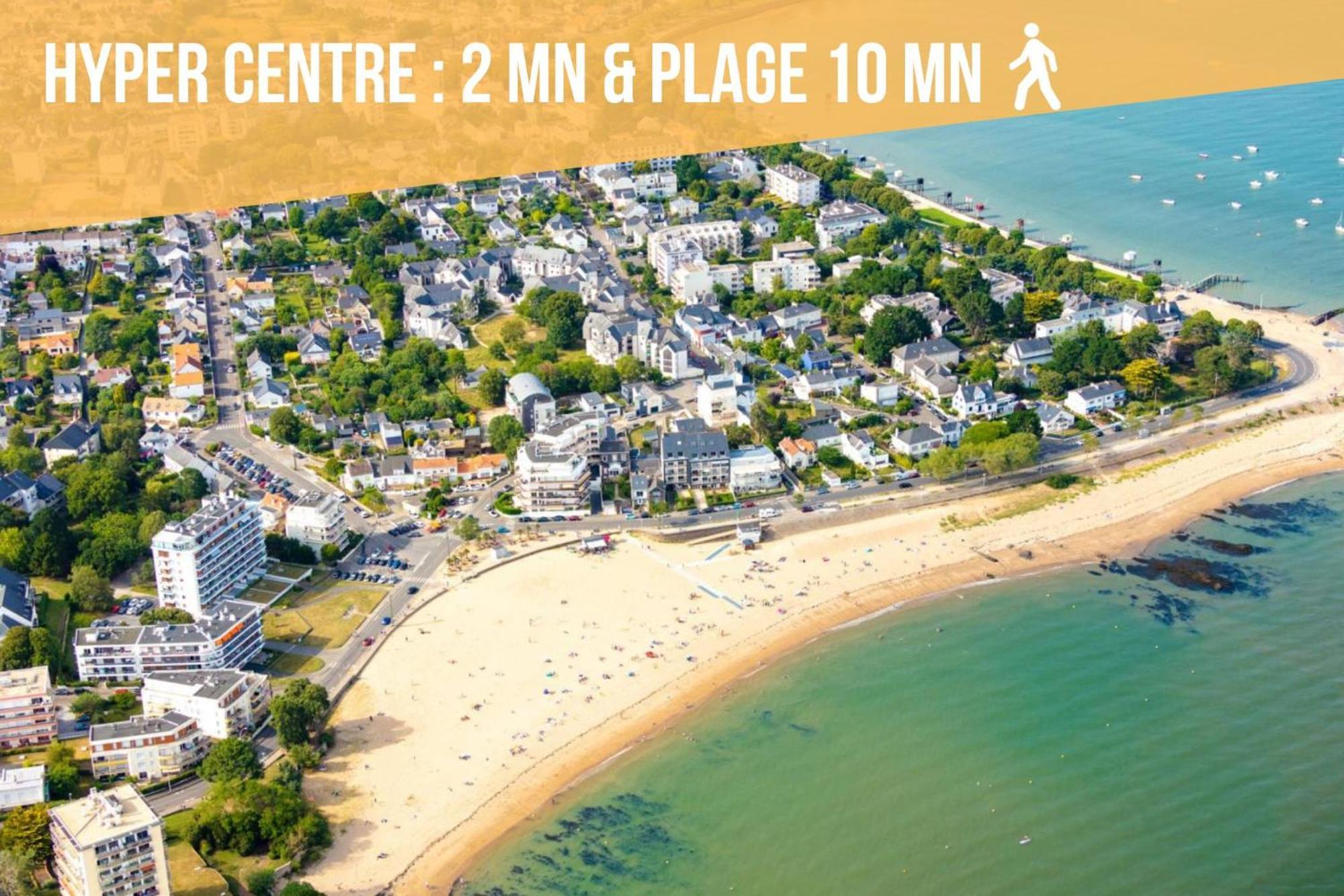 La Deferlante - Hyper Centre - Parking Prive - 300 M Plage 圣纳泽尔 外观 照片